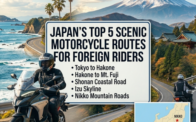 motorcycle rental Japan guided tours