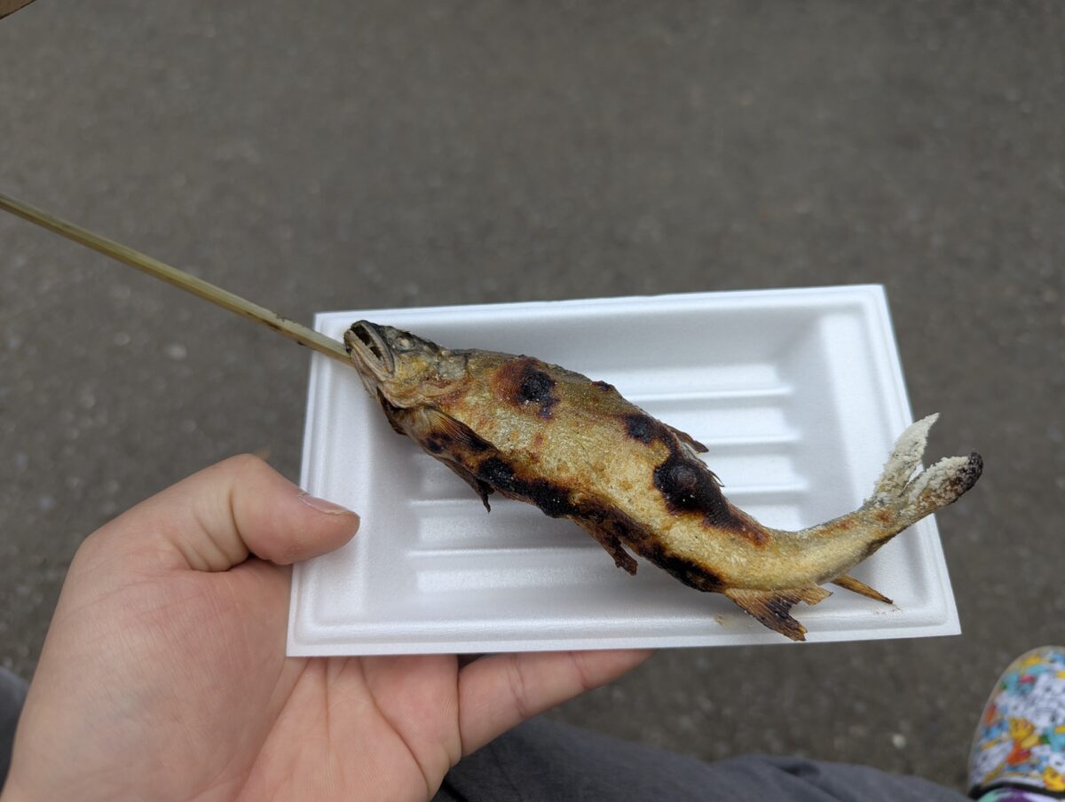 Miyagase Lakeside Park food stalls